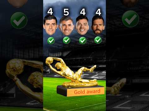 World best goolkeepar Courtois vs Martinez vs Ederson vs Alison all trophy award 🏆 #football#shorts
