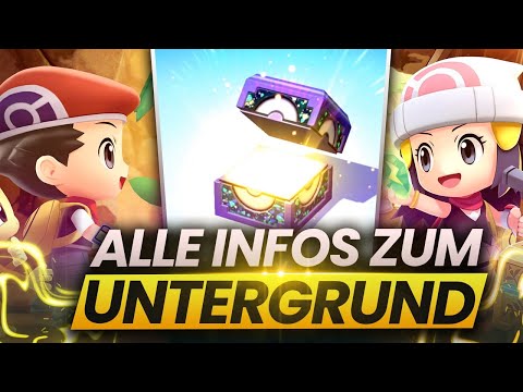 ALLE INFOS zum Untergrund! So bekommt ihr SHINY STATUEN & MEHR in Pokemon Strahlender Diamant!