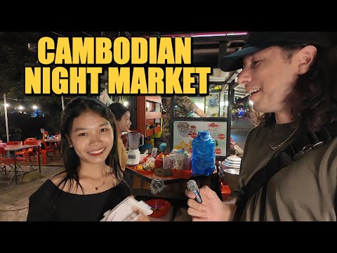 Cambodian Street Food at Siem Reap Night Market 🇰🇭
