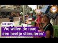 Demonstratie tegen besloten vergadering over railterminal
