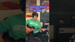 Playing a Guitar Riff Every Day Part 24/365: Children of the Grave - Black Sabbath