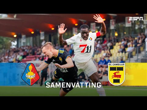 SPEKTAKELSTUK in Velsen-Zuid met 5 GOALS, RODE KAART en STAKINGEN🤔 | Samenvatting Telstar - Cambuur