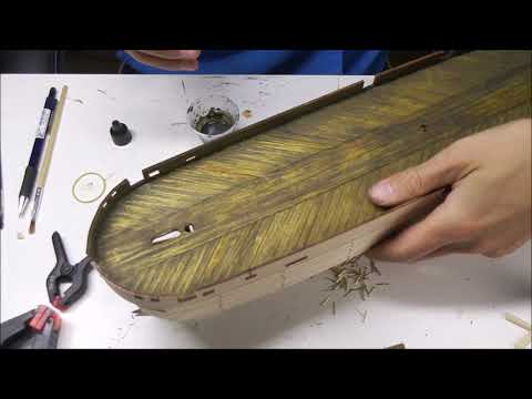 HMS Terror Weathering und Planken setzen