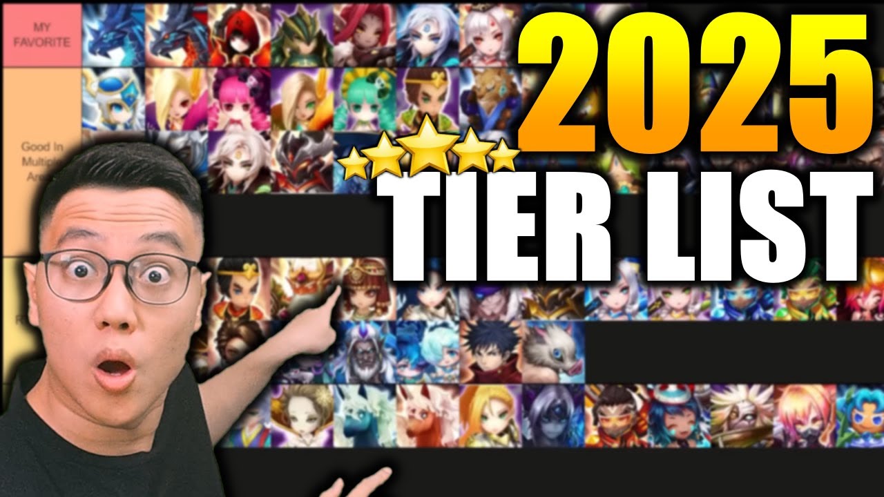 2025 RGB 5* Tier List & Where I Use Them In Summoners War (No LD5*)