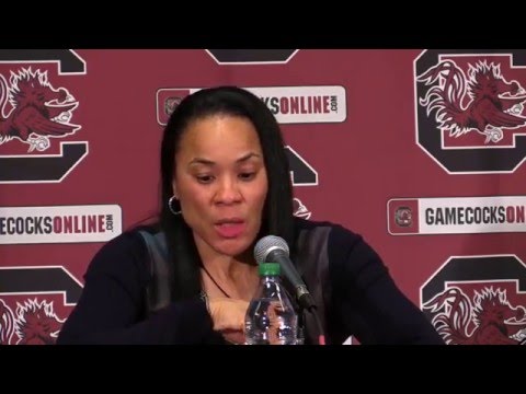 Dawn Staley after USC win over Arkansas