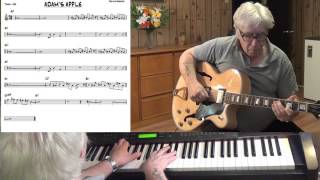 ADAM'S APPLE - Jazz guitar & piano cover ( Wayne Shorter )