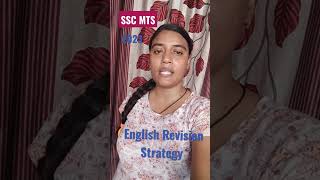 SSC MTS 2023|Last time English Revision Strategy#shorts#English Syllabus