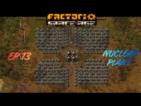 Factorio⚙️: Space Age 🚀 Playthrough EP 13 "NUCLEAR PLANT" 😁🤓