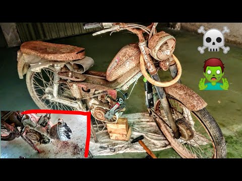 MOTO ESCOMBRO💀 ¿ARRANCARÁ? Abrimos el MOTOR. 2ª parte y última