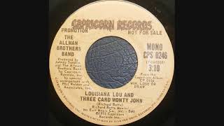 1975 Louisiana Lou and Three Card Monty John - The Allman Brothers Band (radio station 45, mono)