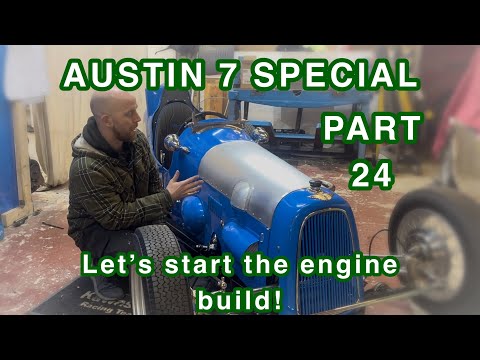 Austin 7 special build - part 24 - the start of the engine build 