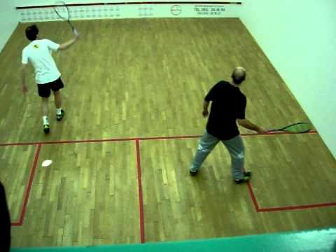 Squash Belgium - Echauffement Stefan Casteleyn - Mons 2008