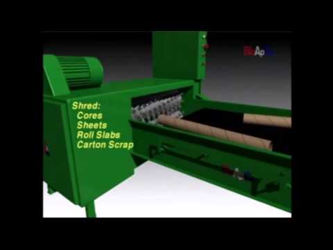 Watch the BloApCo Floor Mounted Shredder at work!