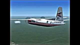 preview picture of video 'FSX Tavaj F27 MK200 decolagem de Tarauacá-AC e pouso em Cruzeiro do Sul-Acre'