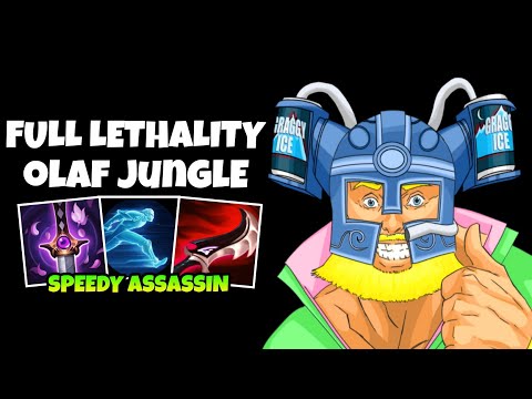 OLAF JUNGLE WILD RIFT BUILD LETHALITY WITH INSANE DAMAGE