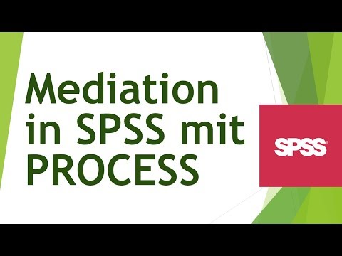 Mediation using PROCESS in SPSS: Calculating and interpreting data - Analyzing data in SPSS (30)