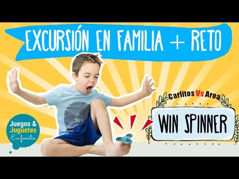 Trucos con SPINNER + excursión en familia // Juegos y juguetes en familia