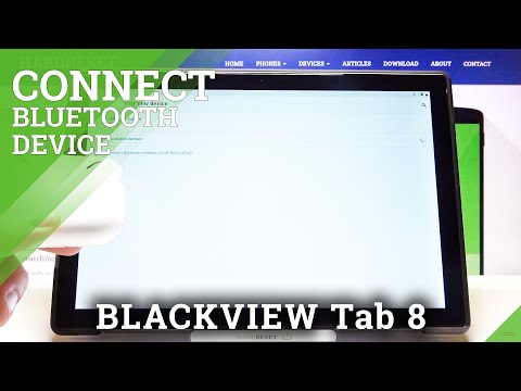 Pair devices via Bluetooth - BLACKVIEW Tab 8 & Bluetooth Connection