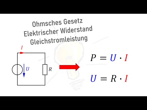 Erklärung - Ohmsches Gesetz, elektrischer Widerstand & Leistung