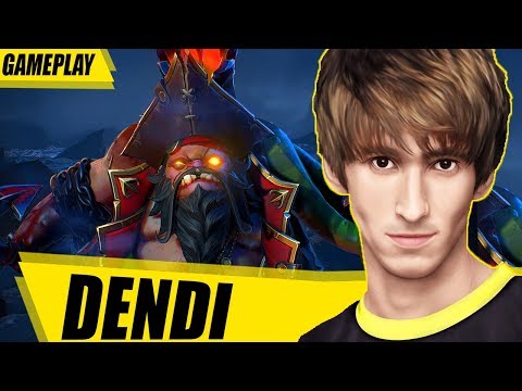 NAVI DENDI on PUDGE DOTA 2 WTF GAMEPLAY