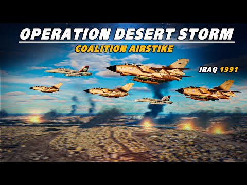 Operation Desert Storm | Coalition Airstrikes | F/A-18C Hornet | Digital Combat Simulator | DCS |