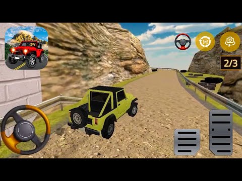 Offroad jeep Simulator Gameplay | Car Simulator Games For Android 2022 - Android  iOS GamePlay