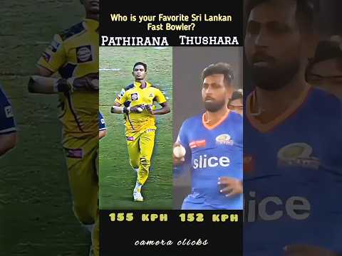 Nuwan Thushara 🆚 Matheesha Pathirana #bowler #cameraclicks123