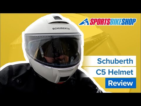 Schuberth C5 flip-up motorcycle helmet review - Sportsbikeshop