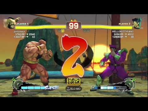 SSF4 AE: pintosaur (Zangief) vs HELLOKITTYFAN1 (M. Bison)