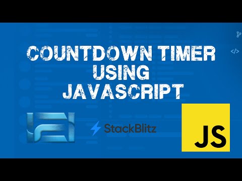 Create A Dynamic Countdown Timer In Javascript Youtube Tutorial