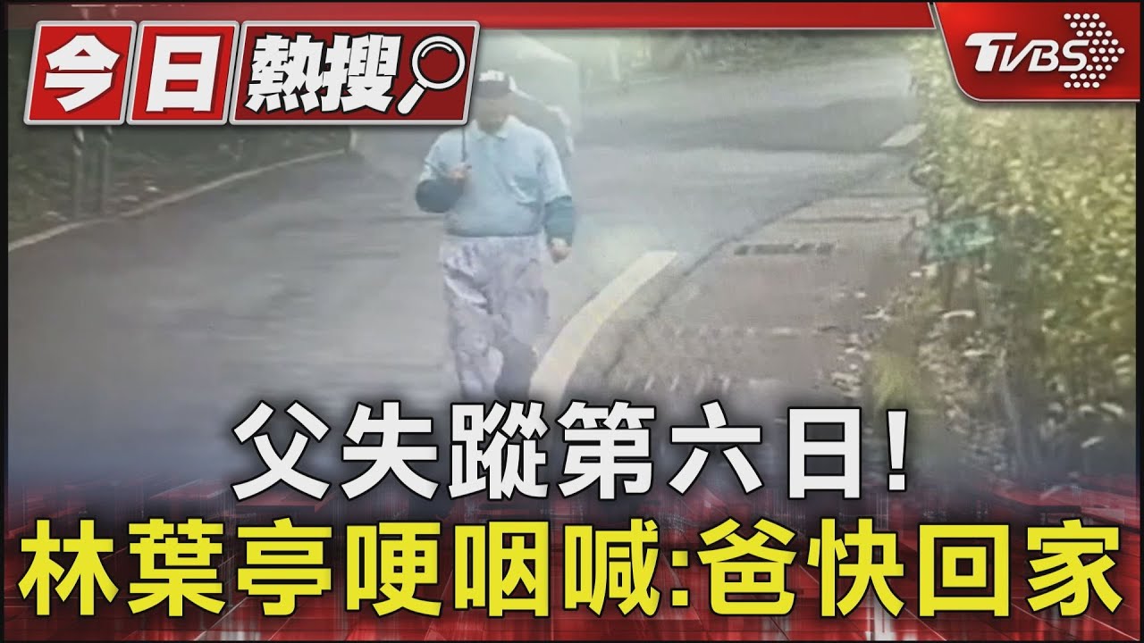 父失蹤第六日! 林葉亭哽咽喊:爸快回家