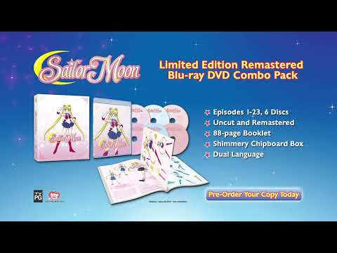 Sailor Moon TV trailer frame — streetlights and umbrellas during a breakup cue, the 'Rainy Day Man' mood