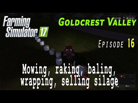 Farming Simulator 2017 | Goldcrest Valley E16 | Grass field work