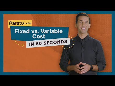 Difference Between Fixed Costs and Variable Costs - 60 Second Breakdown