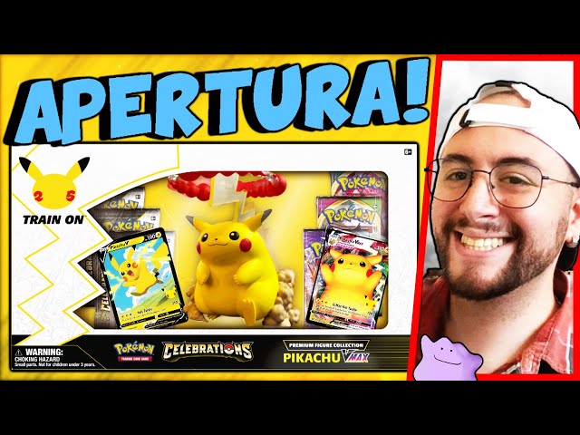 Vídeo relacionado con Pokemon Celebraciones Surf Pikachu VMAX, 25 cumpleaños, Arte Completo holográfico Raro VMAX + Tarjeta Sorpresa