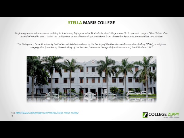 Arts and Science College for Women Stella Maris College video #1