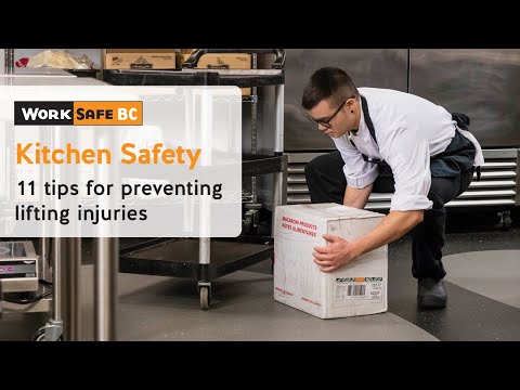 Kitchen Safety: Preventing Lifting Injuries (7 of 7) | WorkSafeBC