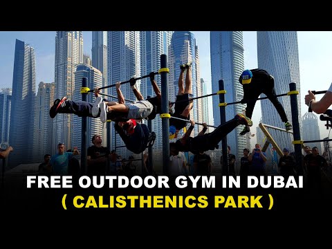 Free OUTDOOR GYM in Dubai | CALISTHENICS PARK GYM DUBAI NEAR SKYDIVE