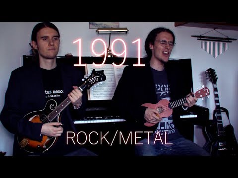 Year 1991 in 2 minutes (ROCK/METAL)