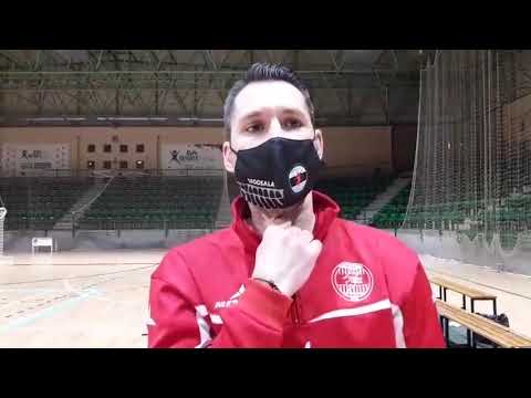 Post Partido. Segosala Segobus 2 Domotec León FS 5 (Ángel Zamora, Entrenador Segosala Segobús)