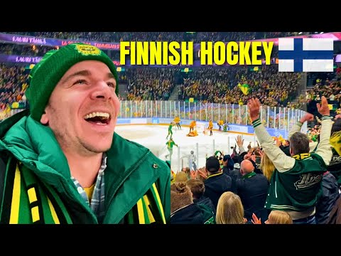 I went to Finland's BEST hockey arena to watch ILVES WIN! (vs. KalPa) 🇫🇮