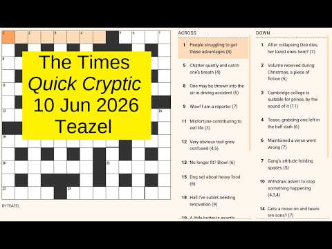 The Times Quick Cryptic 3324