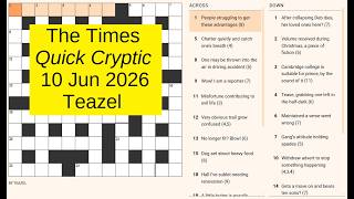 The Times Quick Cryptic 3324