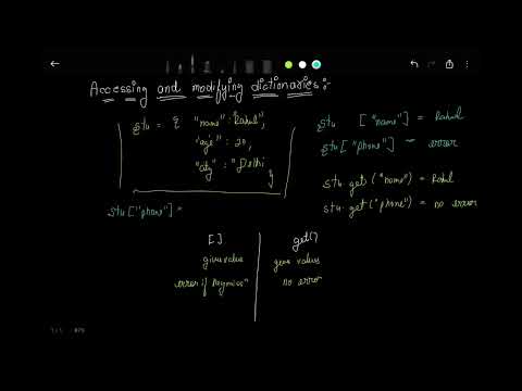 Python Programming Lec7 Dictionary