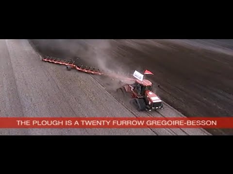 Case IH Ploughing World Record 2005