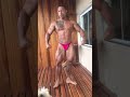 Muscle worship out side home men