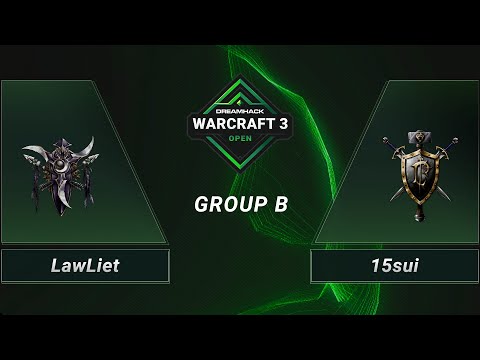 WC3 - LawLiet vs. 15sui - Group B - DreamHack WarCraft 3 Open: Winter 2021 - AS