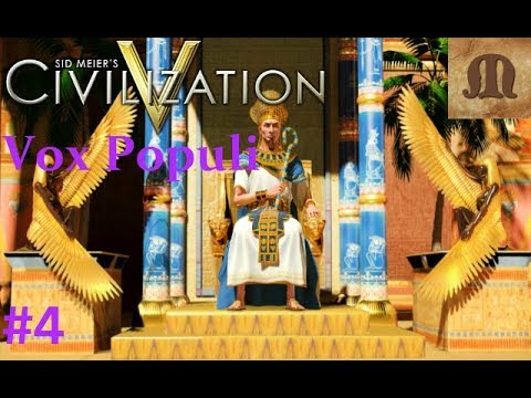 Let's Play Civilization 5 Vox Populi - Egypt p.4 (deity, epic)