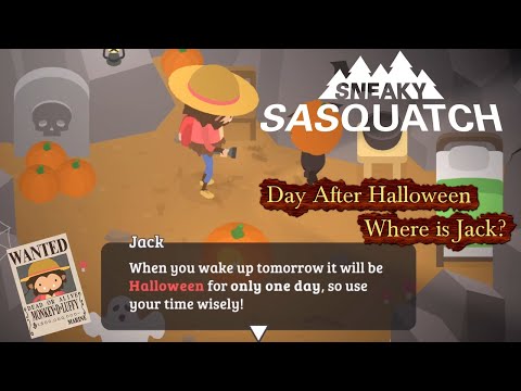 Sneaky Sasquatch Info - Day After Halloween | Where is Jack