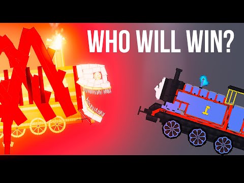 Thomas the Tank Engine vs Hell Charles [Choo Choo Charles] - People Playground 1.26 beta